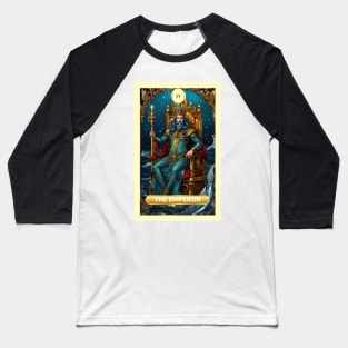 The Emperor Card From the Light Mermaid Tarot Deck. Baseball T-Shirt